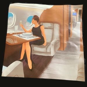 Canvas Poster “private jet” by Altiora Home. Heavy duty canvas poster